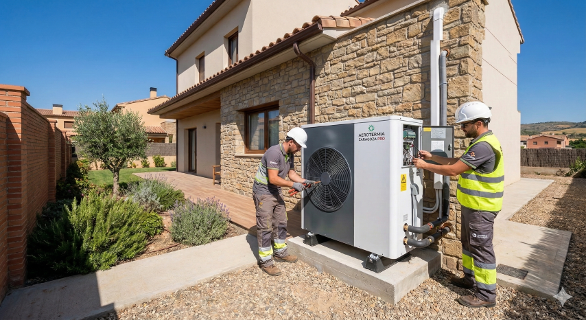 Instalación de Aerotermia en Zaragoza
